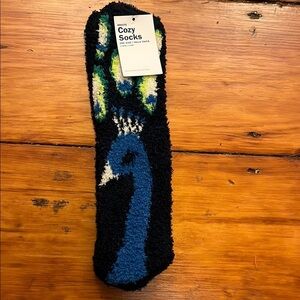 Peacock Pattern Cozy Socks